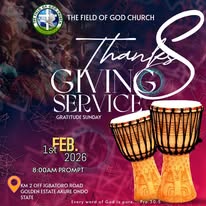 Febuary Thanksgiving Service